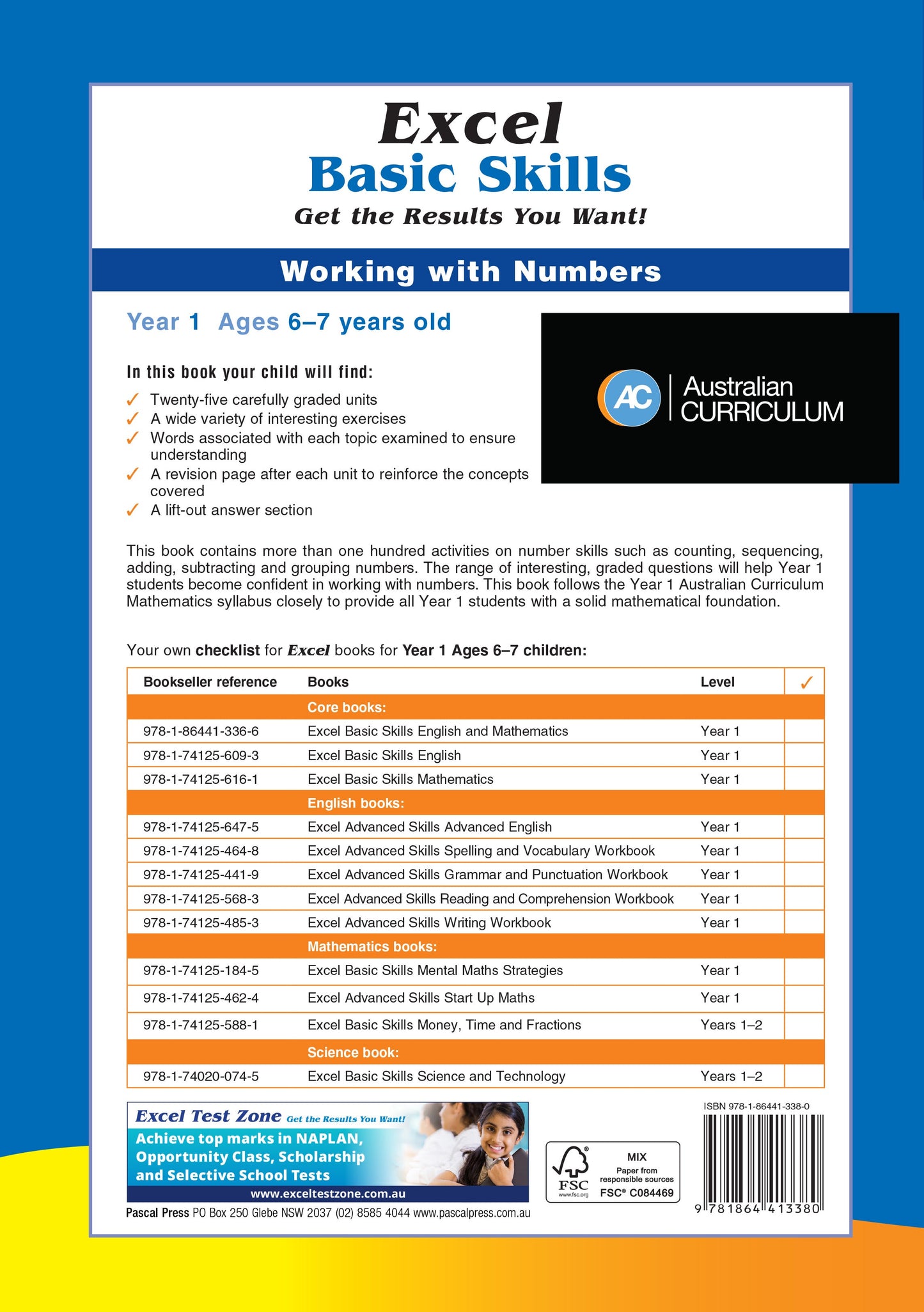 Excel Basic Skills - Working With Numbers Year 1