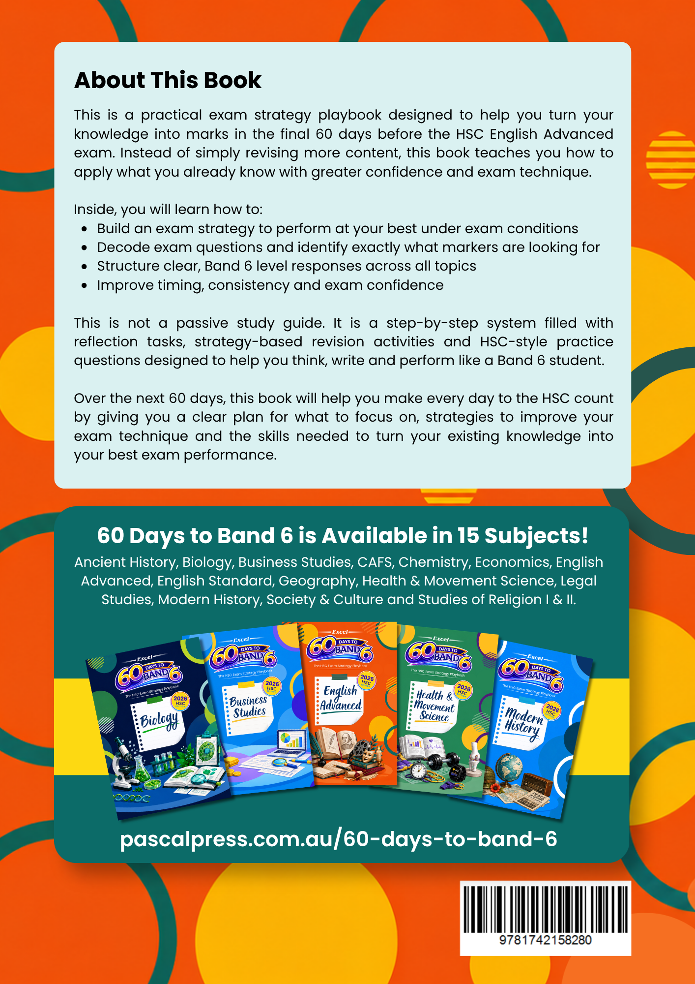 Excel 60 Days to Band 6: HSC Year 12 English Advanced