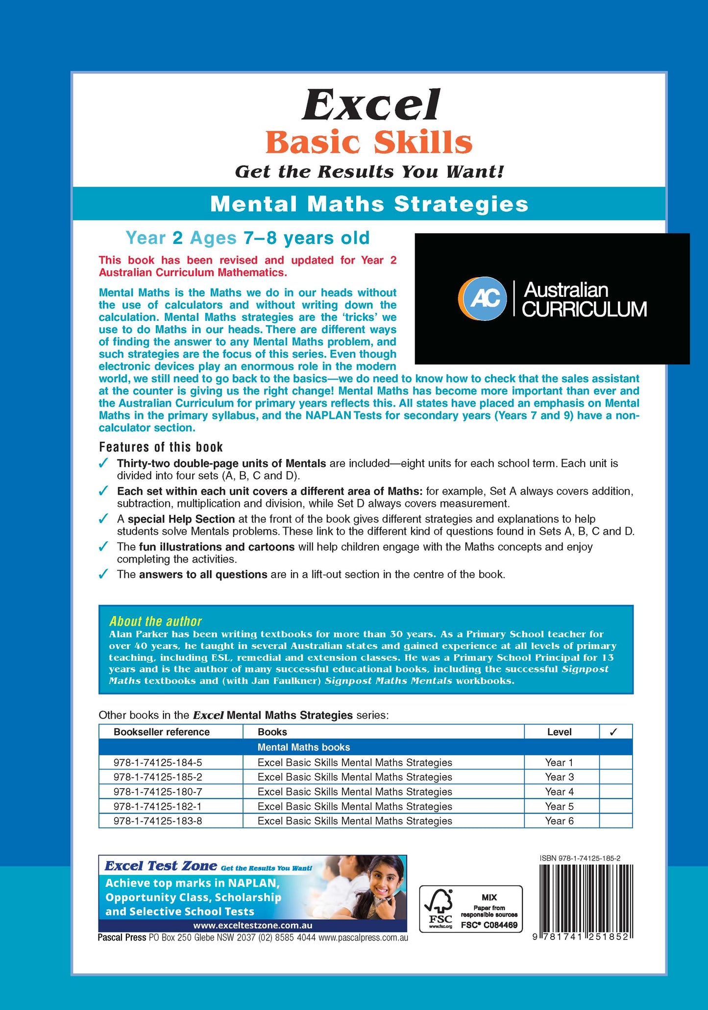 Excel Basic Skills - Mental Maths Strategies Year 2