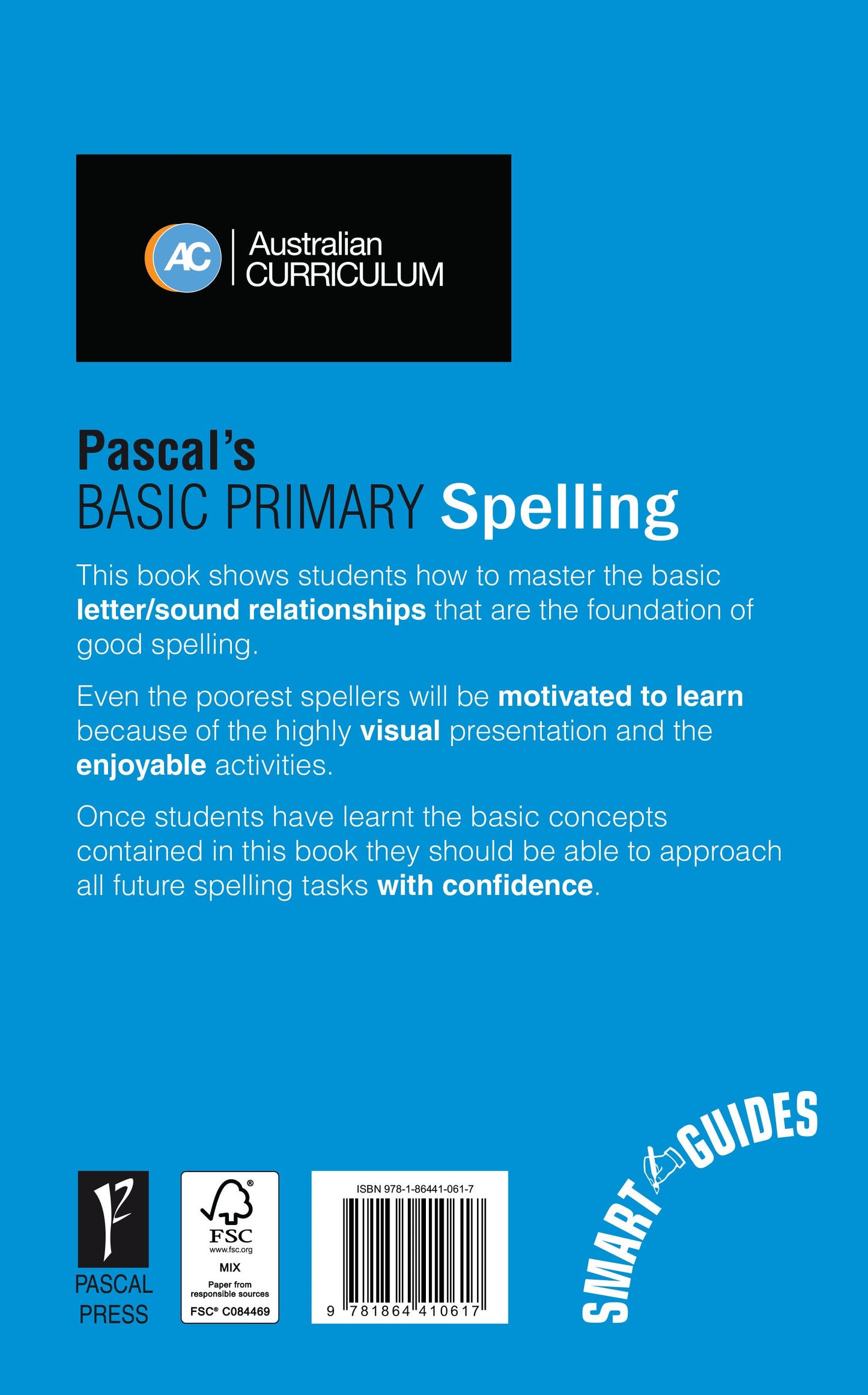 Excel Handbooks - Pascal's Basic Primary Spelling Years 1-4