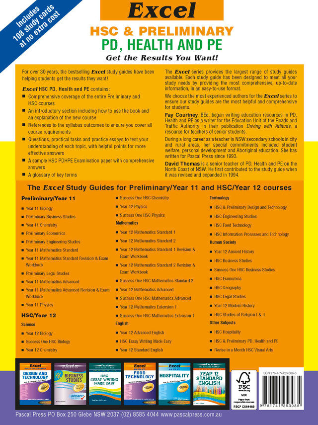 Excel HSC Year 11 and 12 PDHPE Study Guide