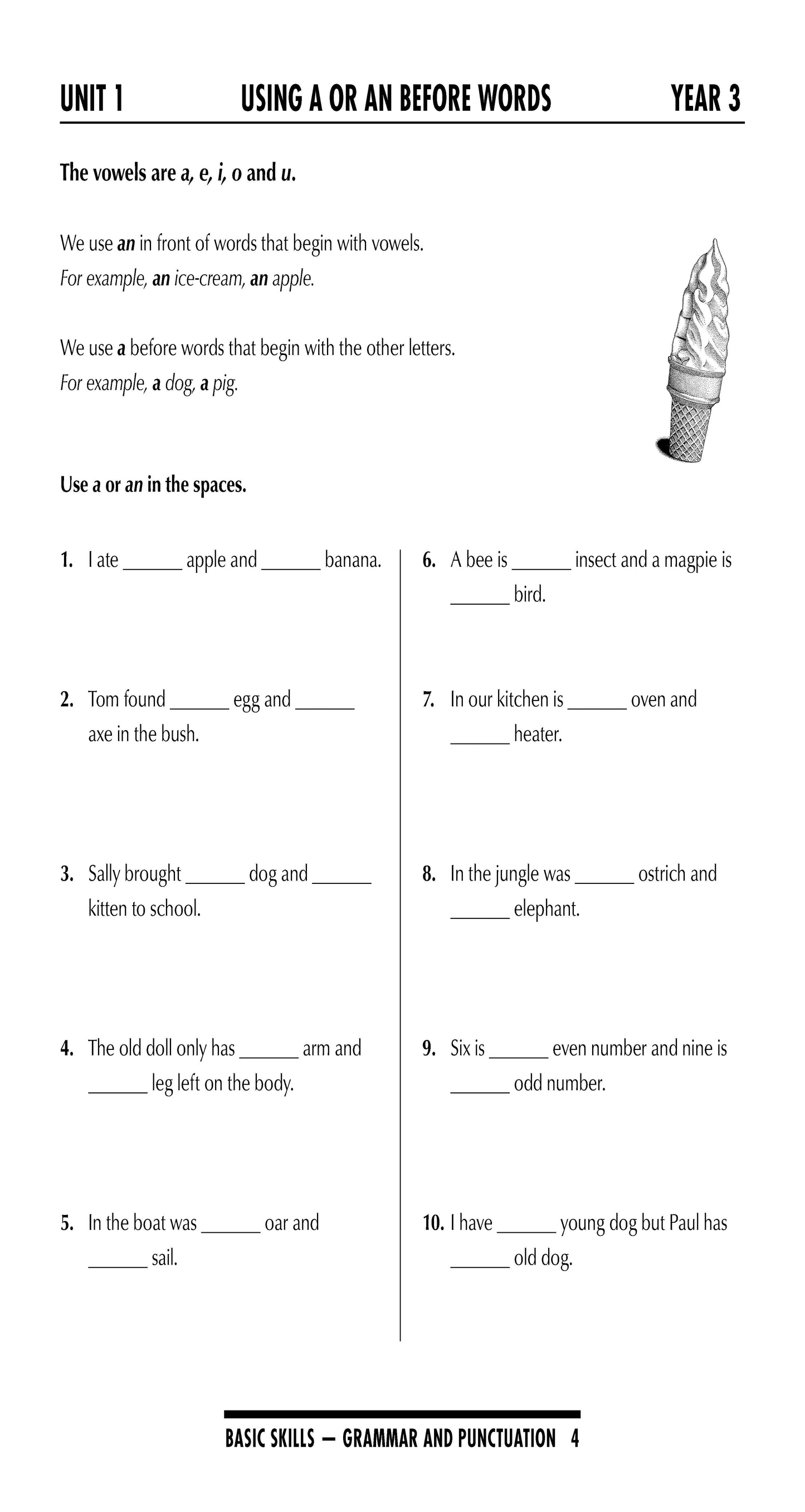 Excel Basic Skills English Book Pack Years 3-4