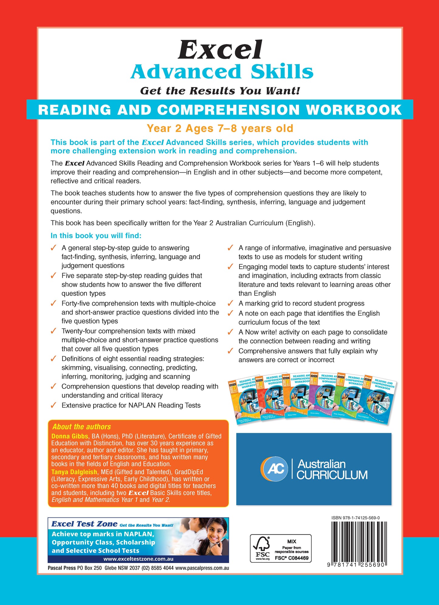 Excel Advanced Skills - Reading and Comprehension Workbook Year 2