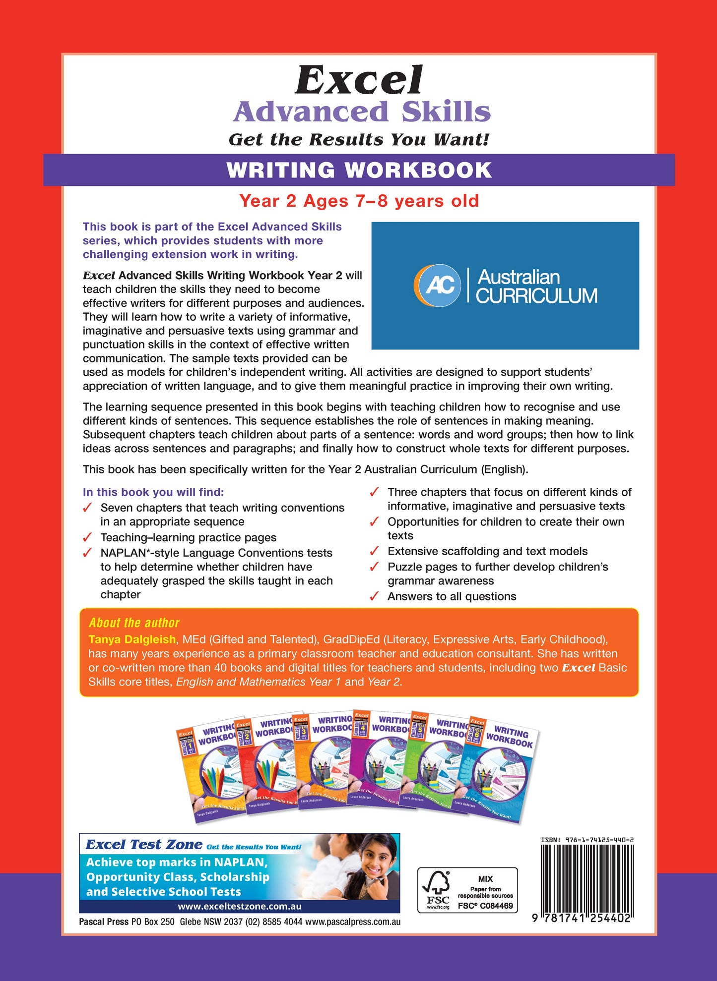 Excel Advanced Skills - Writing Workbook Year 2