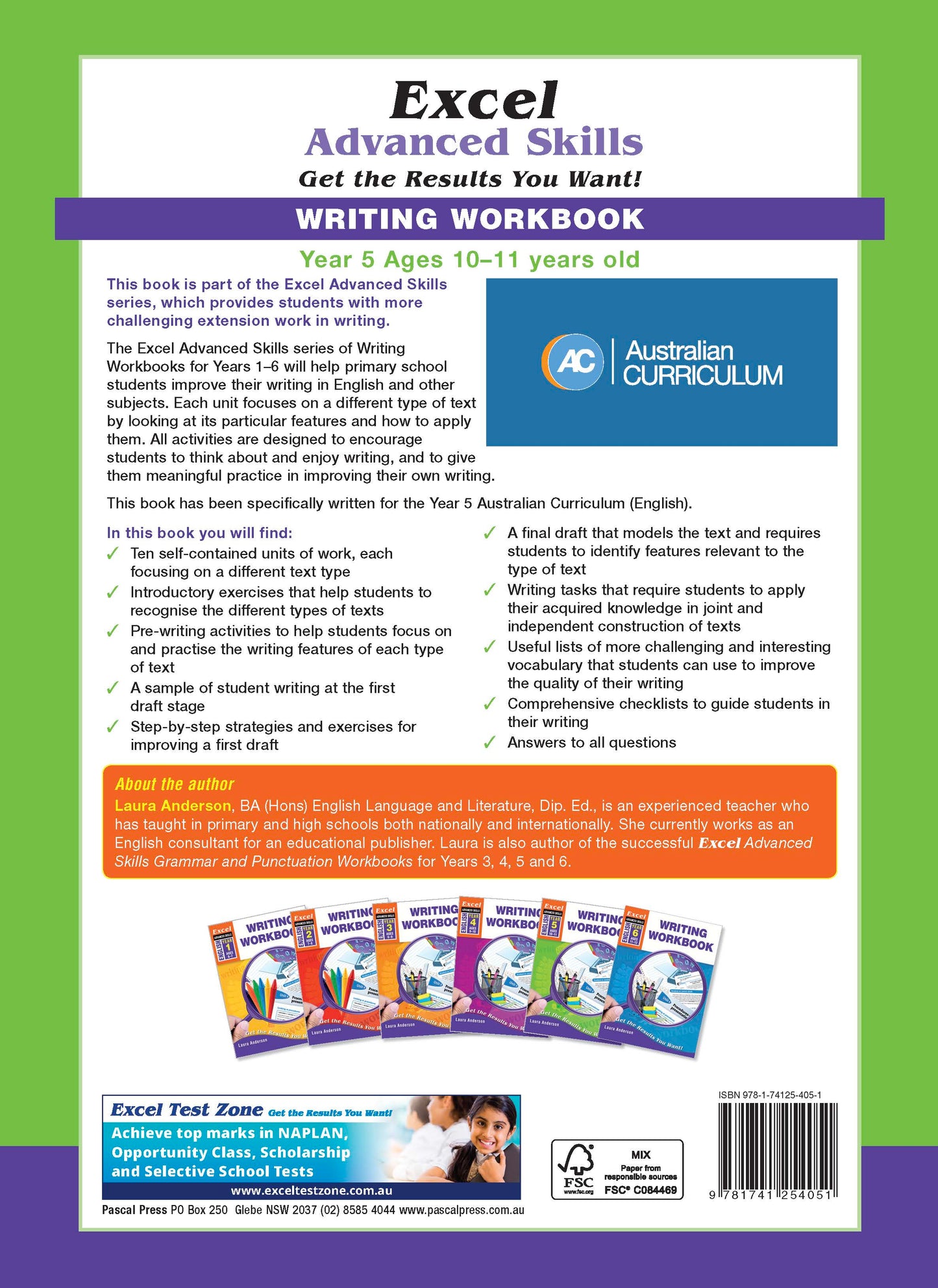 Excel Advanced Skills - Writing Workbook Year 5