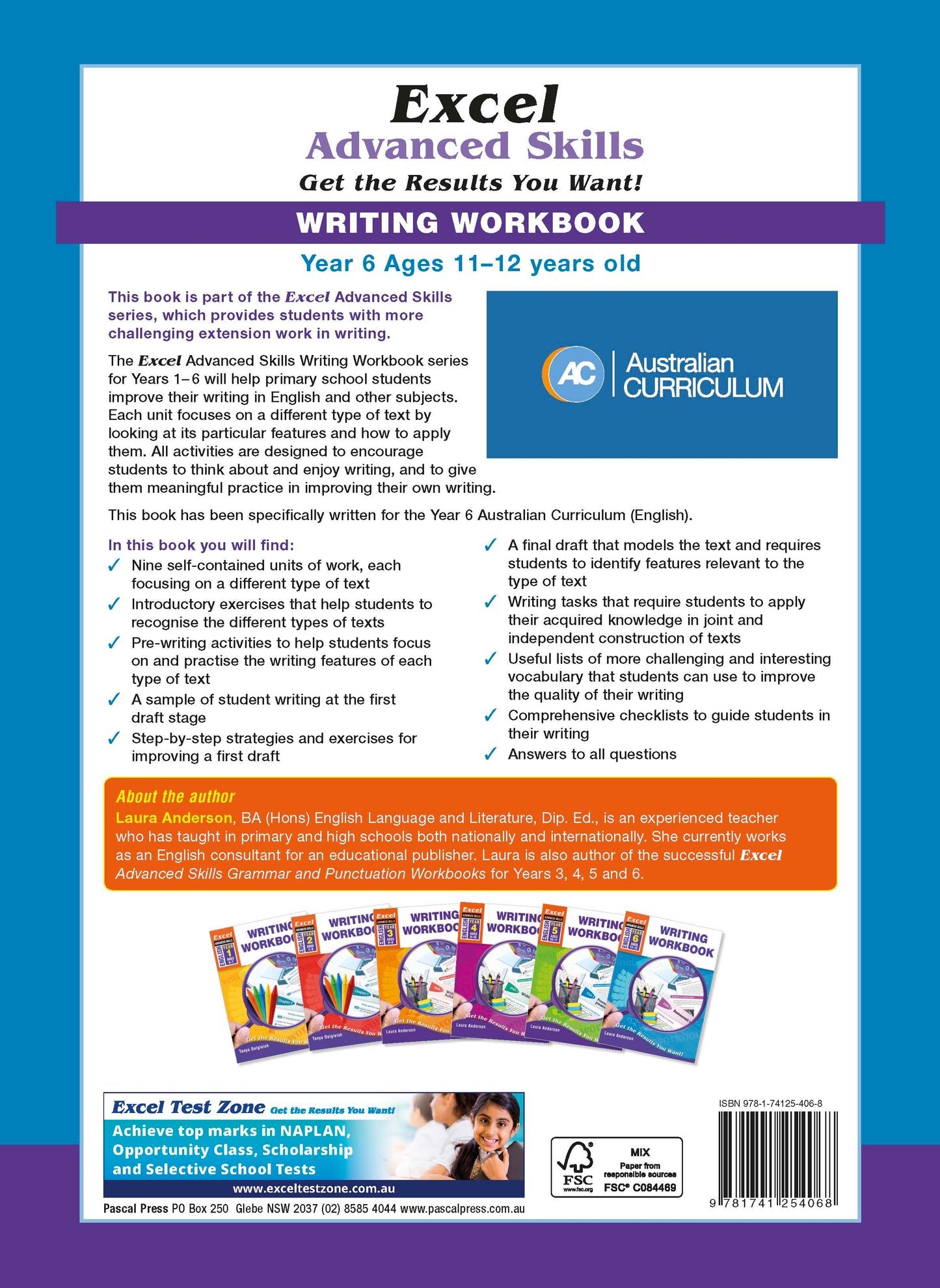 Excel Advanced Skills - Writing Workbook Year 6