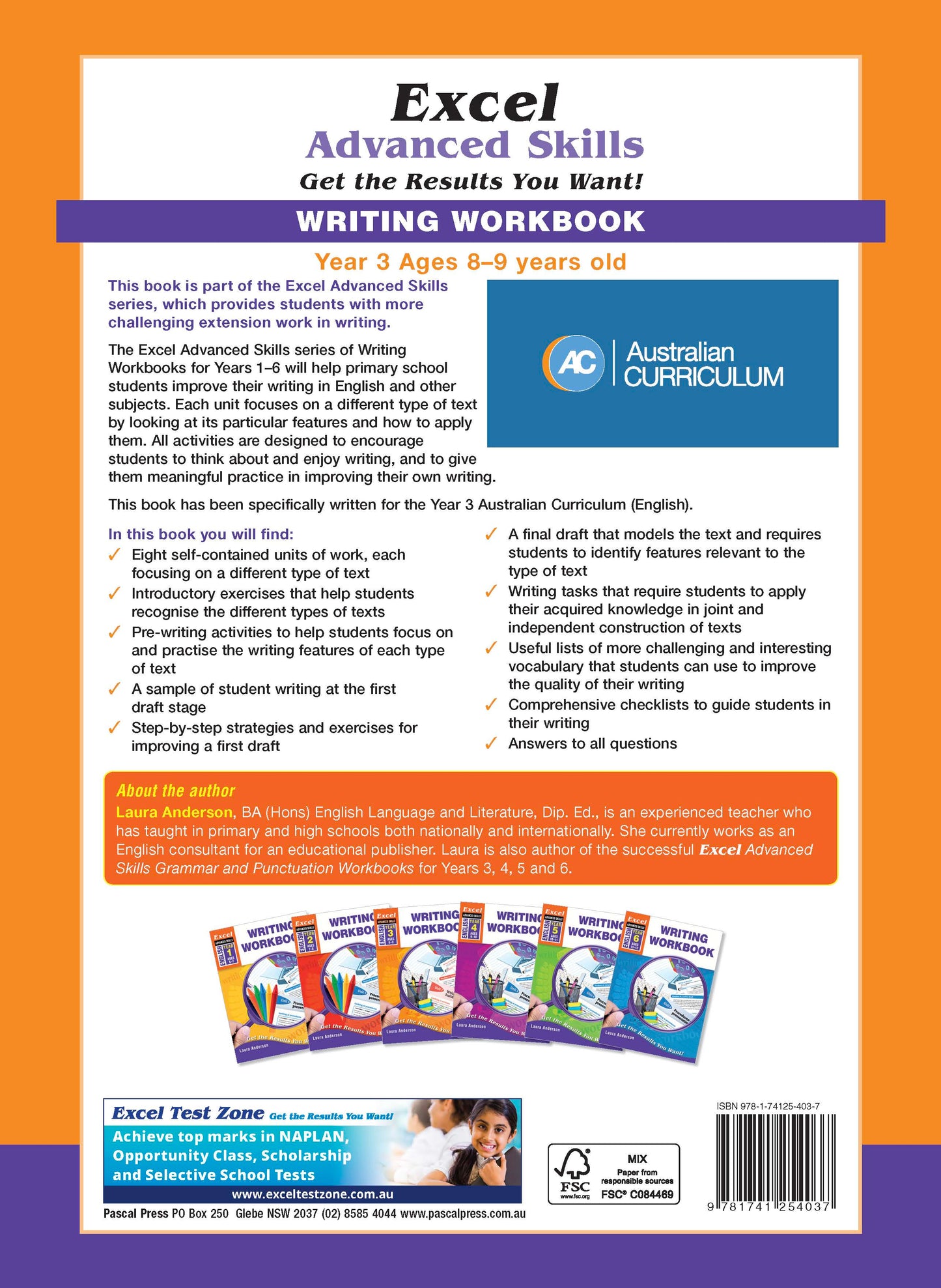 Excel Advanced Skills - Writing Workbook Year 3