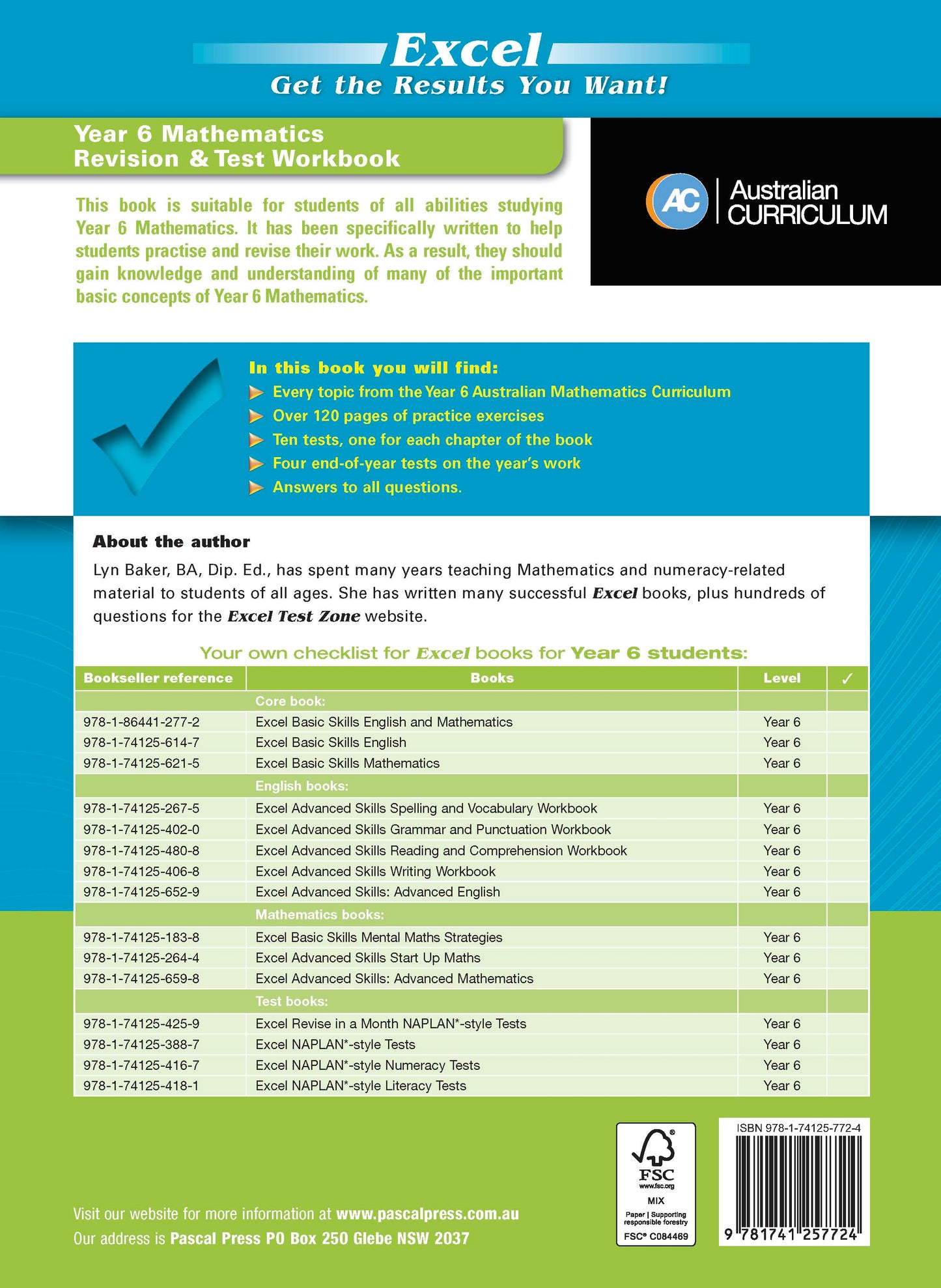 Excel Essential Skills - Mathematics Revision & Test Workbook Year 6