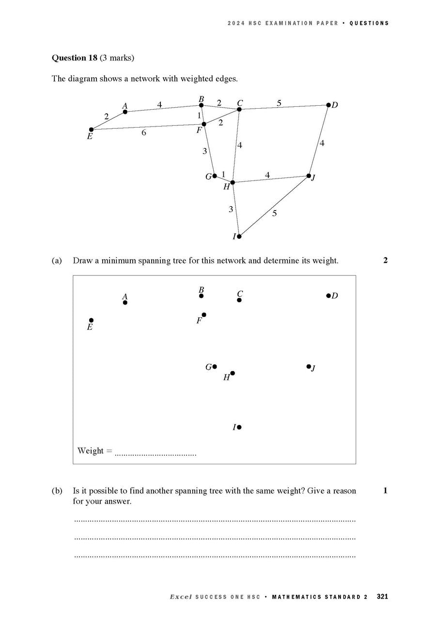 Excel HSC Year 12 Maths Standard 2 Book Pack