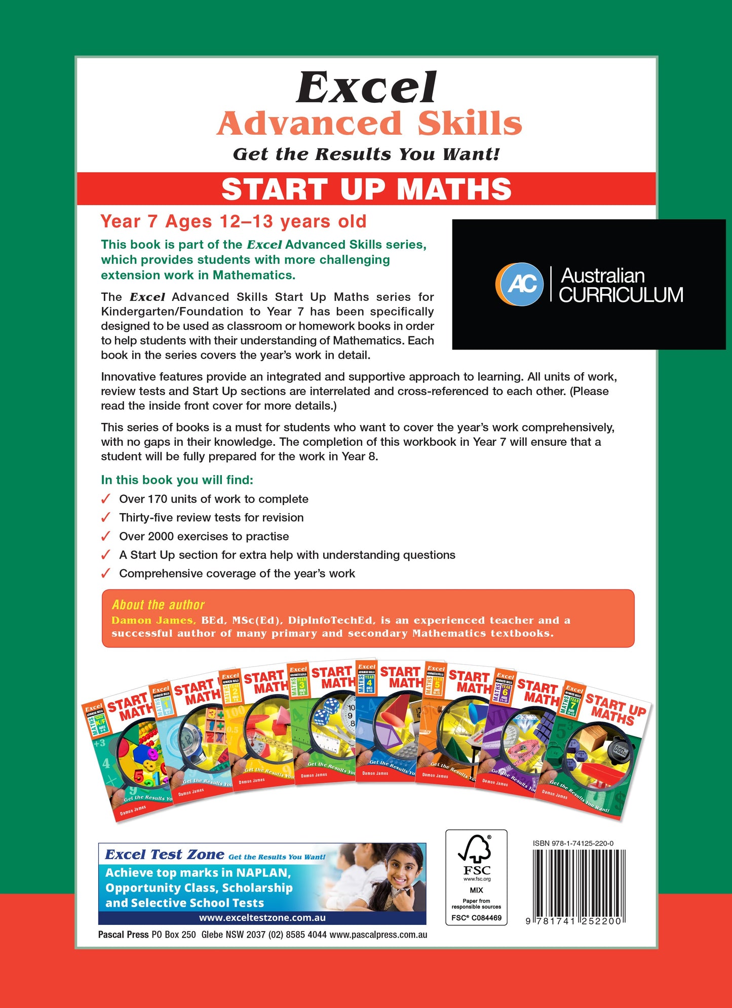 Excel Advanced Skills - Start Up Maths - Year 7