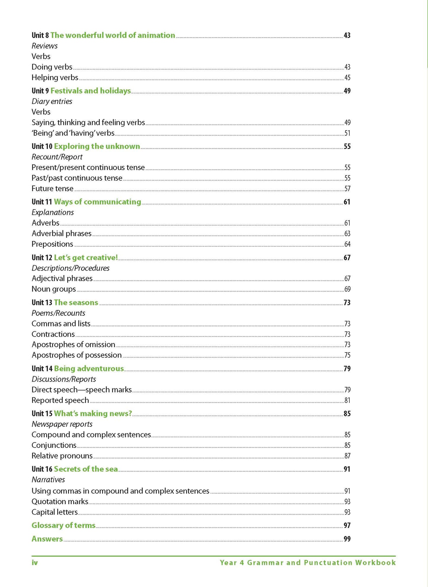 Excel Advanced Skills English Book Pack Year 4