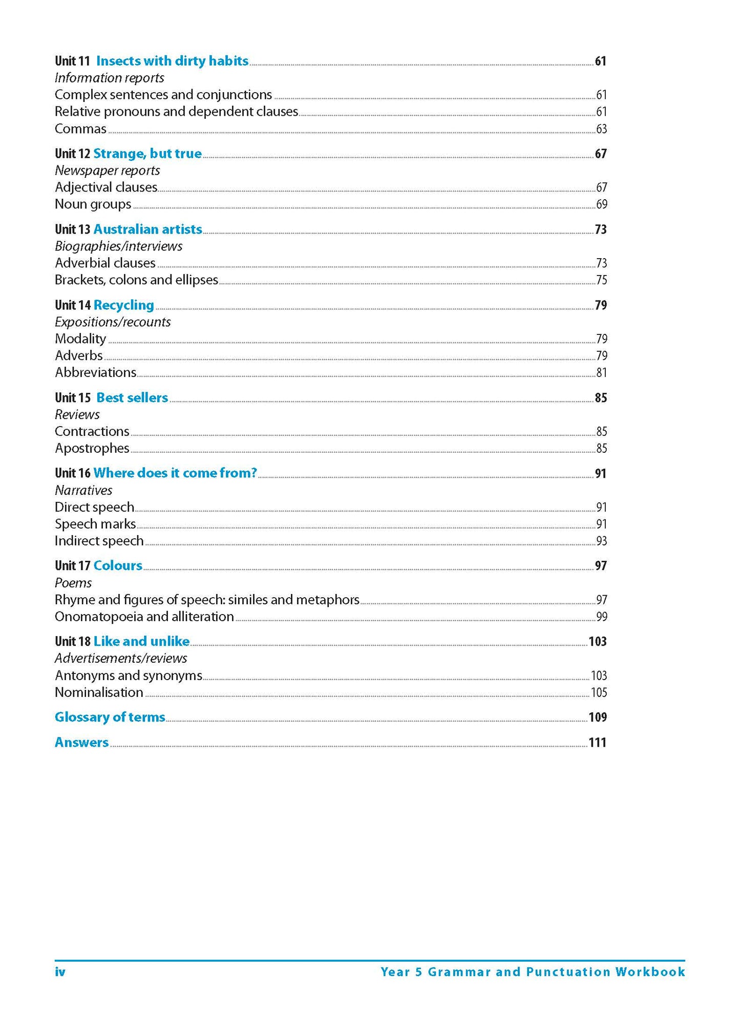 Excel Advanced Skills English Book Pack Year 5