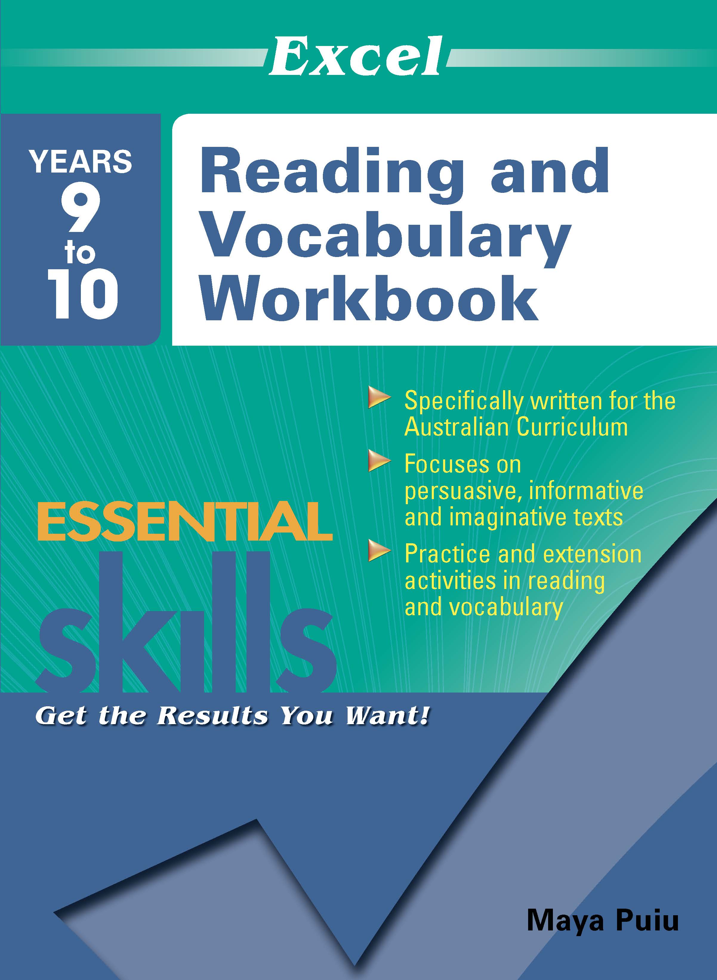 Excel Essential Skills - Reading and Vocabulary Workbook Years 9-10