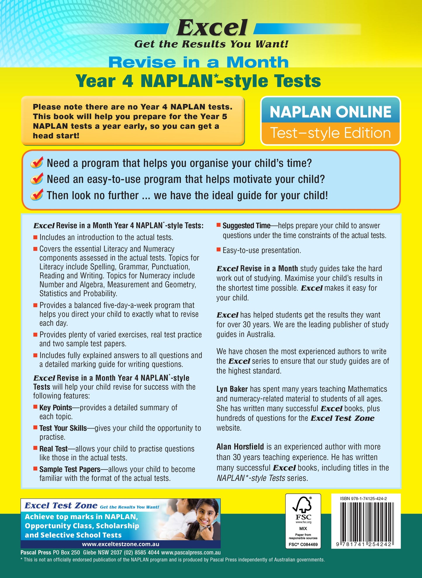 Excel Revise in a Month Year 4 NAPLAN*-style Tests