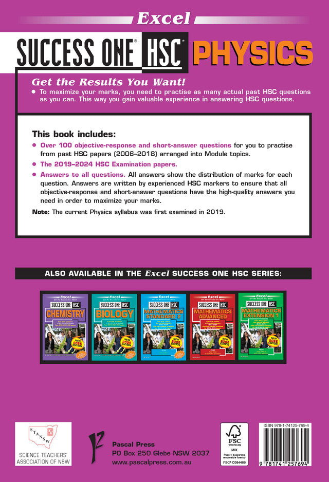 Excel Success One HSC Year 12 Physics (2025 Edition)