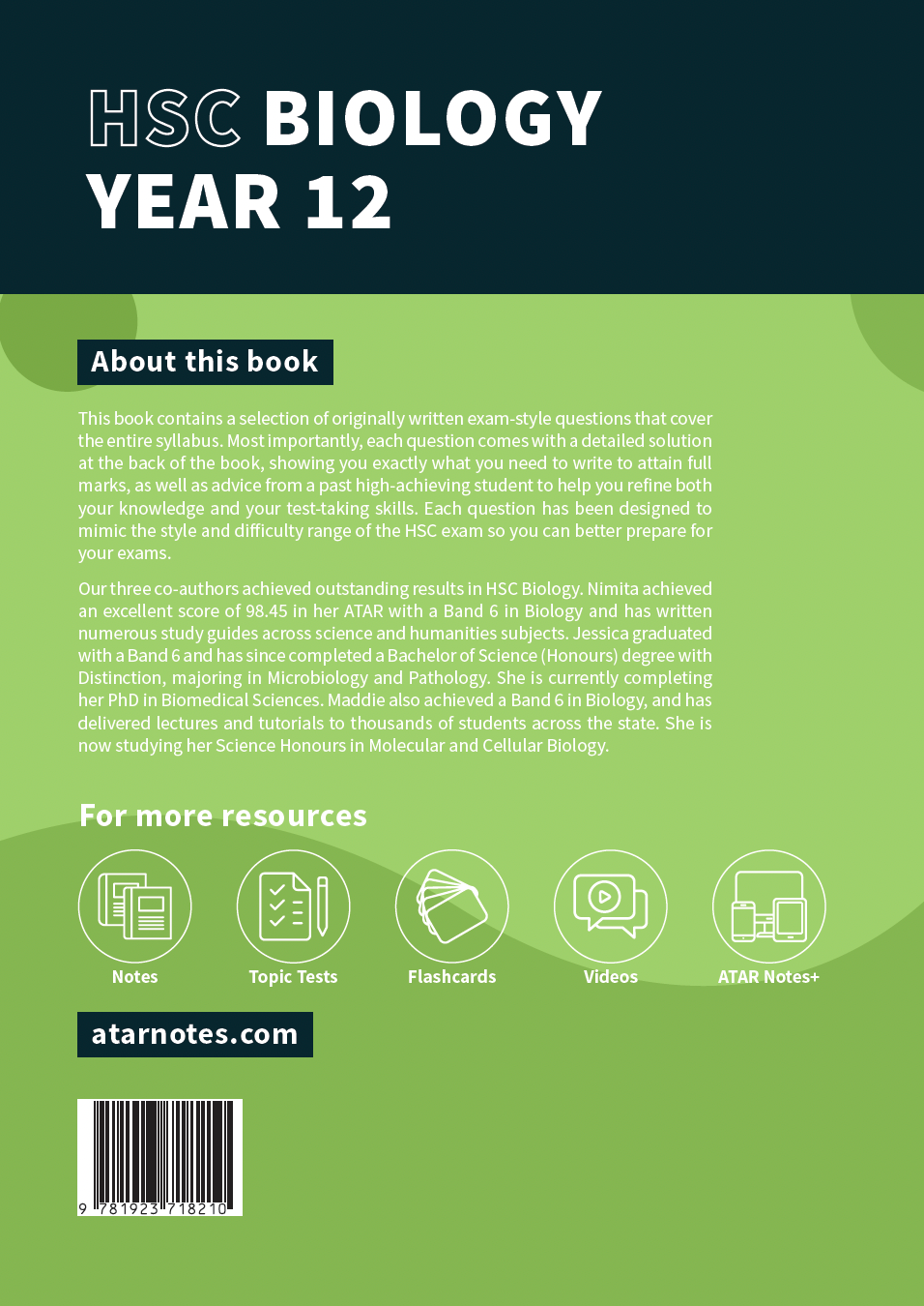 ATAR Notes HSC Year 12 Biology Topic Tests (2026-2027)