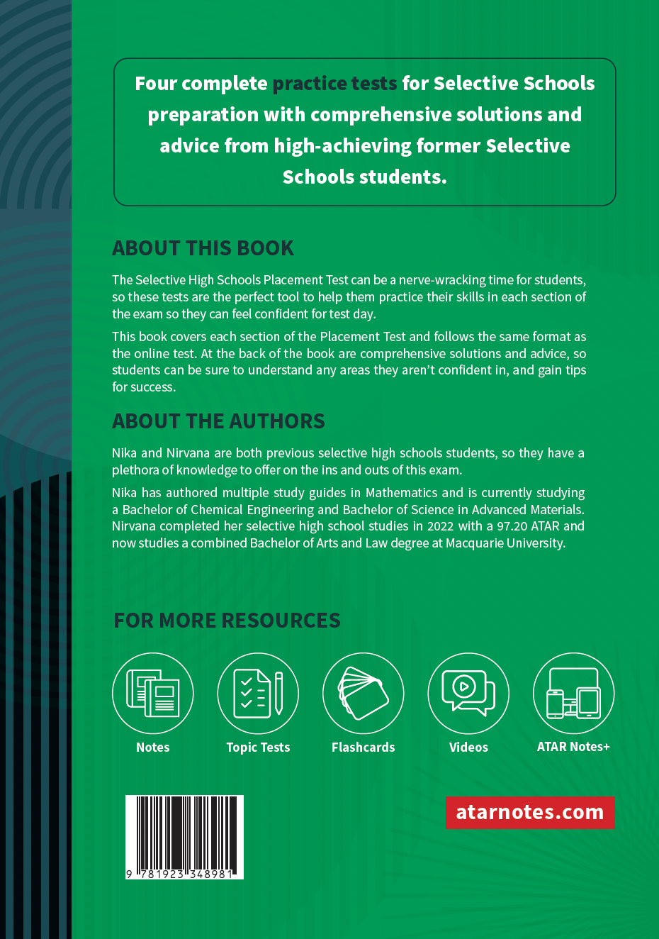 ATAR Notes NSW Selective Schools Practice Tests: Year 7 Entry (2026-2028)