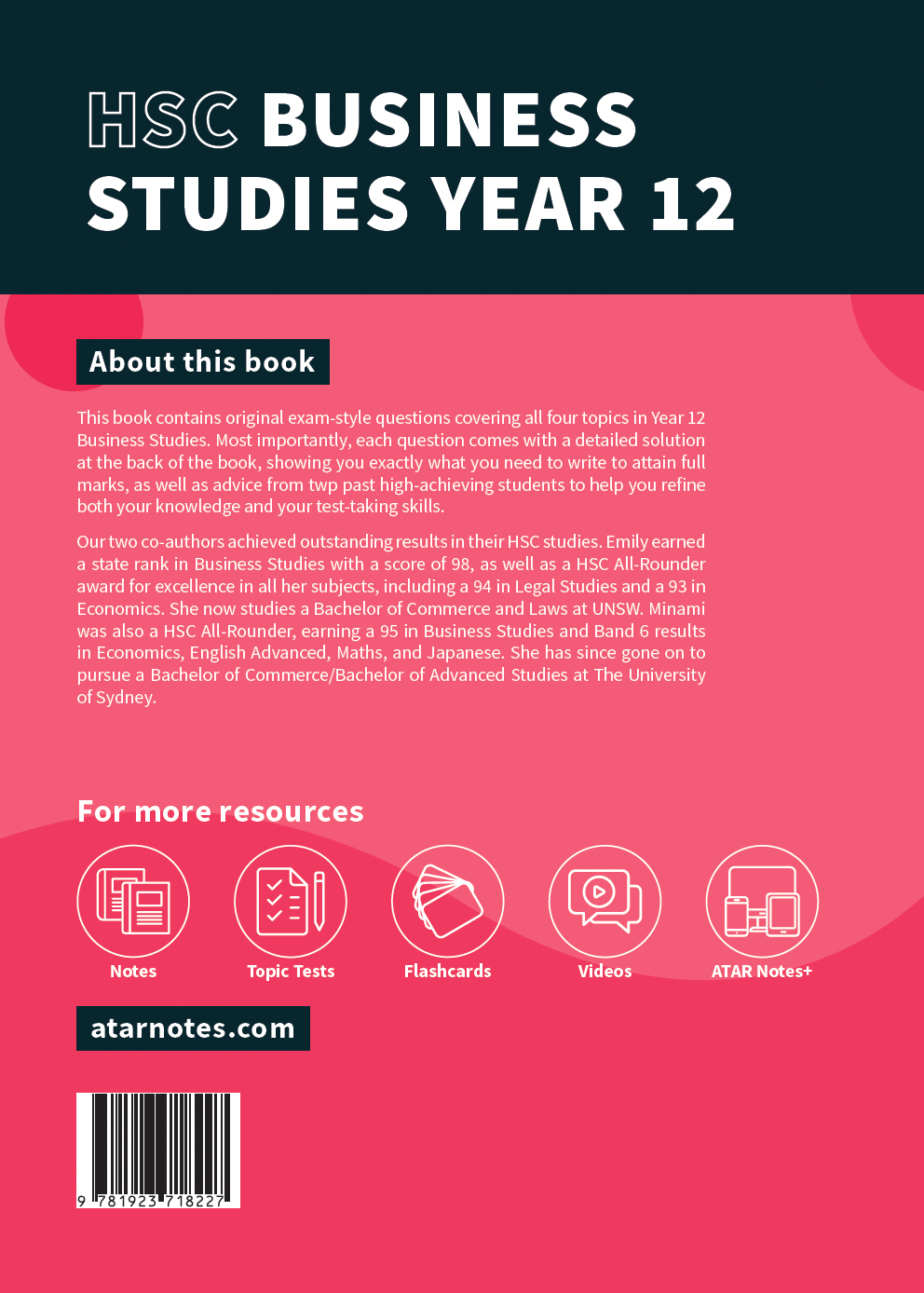 ATAR Notes HSC Year 12 Business Studies Topic Tests (2027-2028)