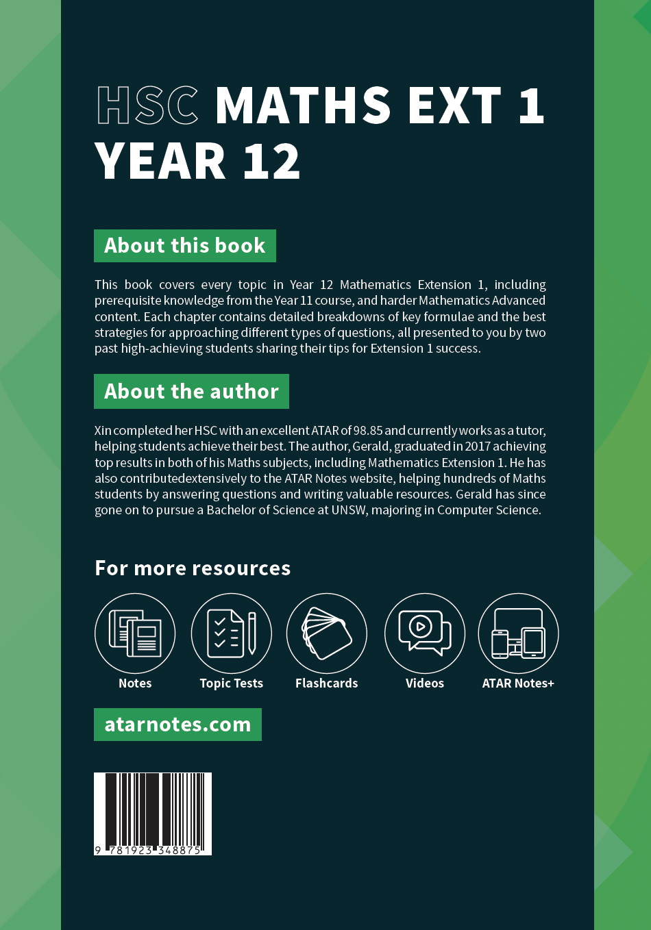 ATAR Notes HSC Year 12 Mathematics Extension 1 Complete Course Notes (2026-2028)