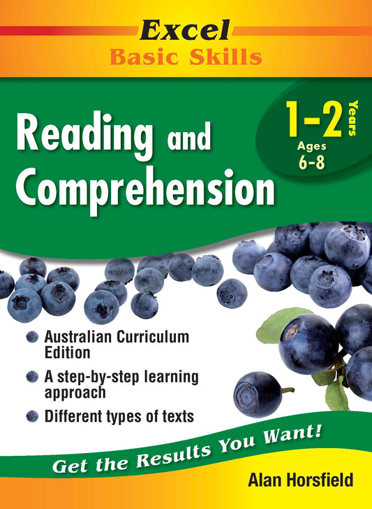 Excel Basic Skills - Reading and Comprehension Years 1-2
