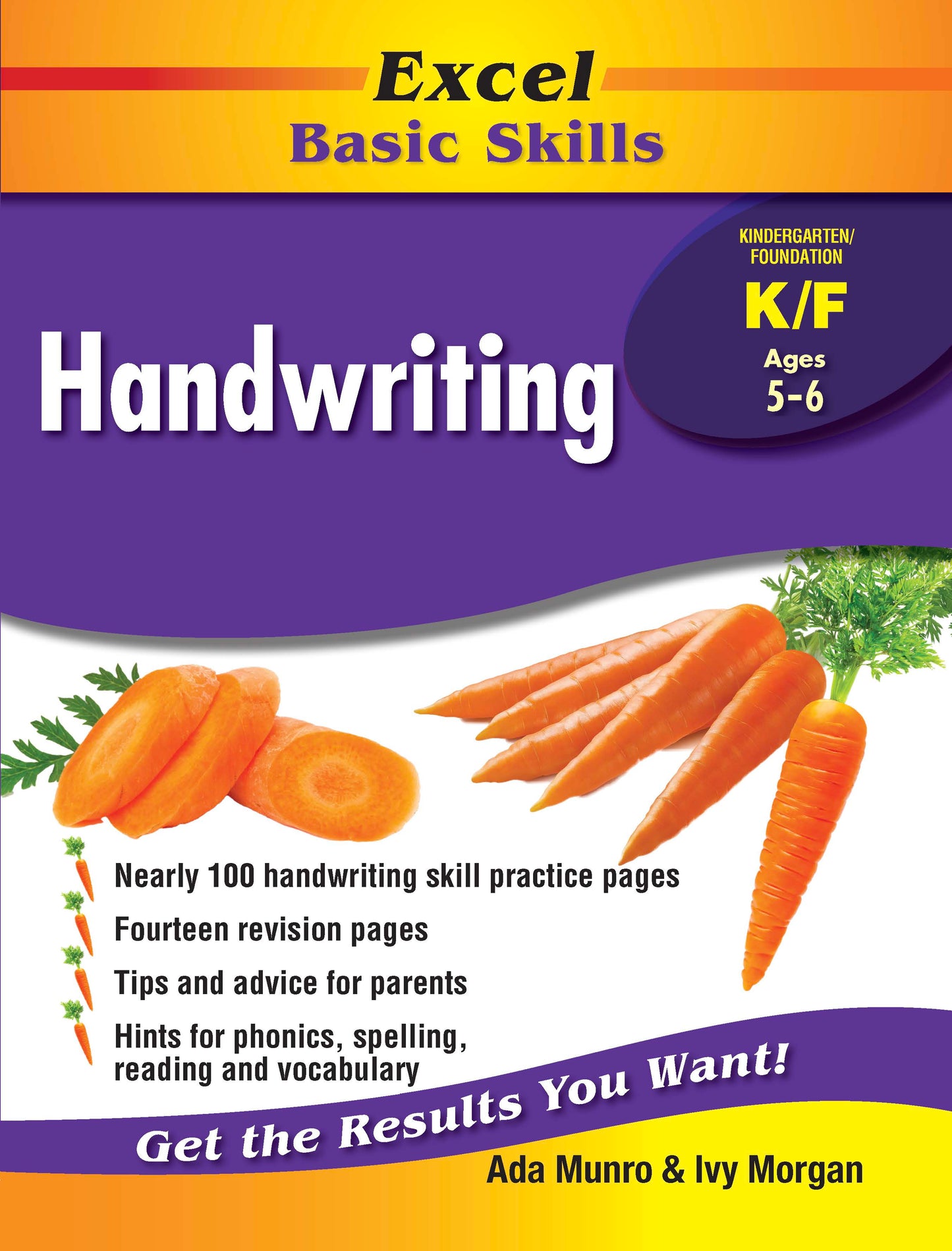Excel Basic Skills - Handwriting Kindergarten/Foundation