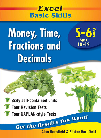 Excel Basic Skills - Money, Time, Fractions and Decimals Years 5-6