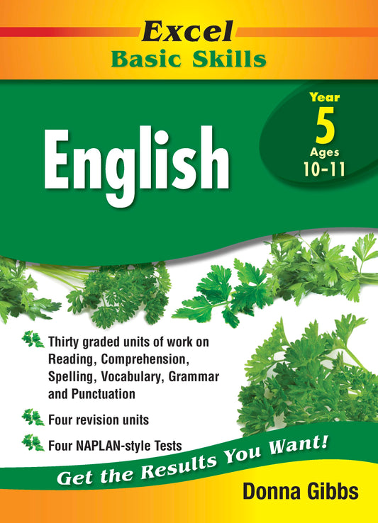 Excel Basic Skills - English Year 5