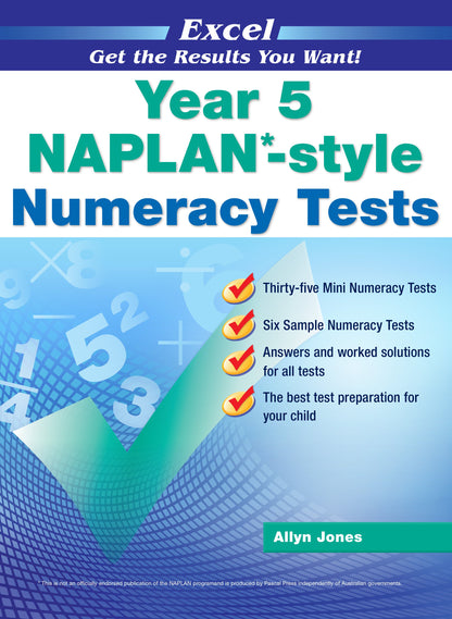 Excel Year 5 NAPLAN*-style Numeracy Tests