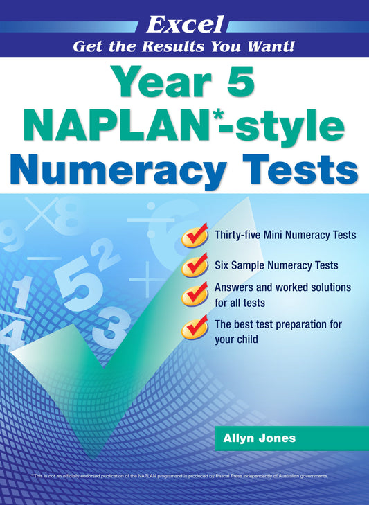 Excel Year 5 NAPLAN*-style Numeracy Tests