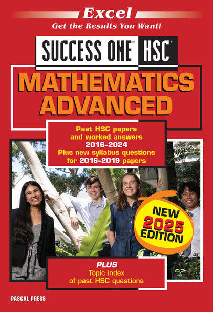 Excel Success One HSC Year 12 Mathematics Advanced (2025 Edition)