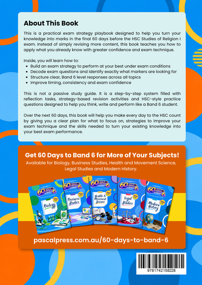 Excel 60 Days to Band 6: HSC Year 12 Studies of Religion I