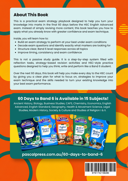 Excel 60 Days to Band 6: HSC Year 12 English Advanced