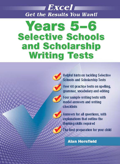 Excel Selective Schools and Scholarship Writing Tests Years 5-6