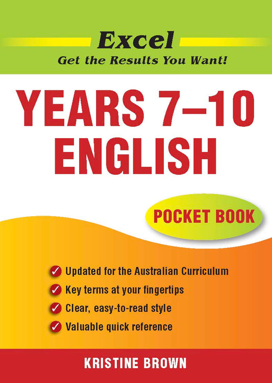 Excel Pocket Books - English Years 7-10