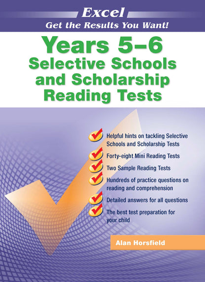 Excel Selective Schools and Scholarship Book Pack Years 5-6