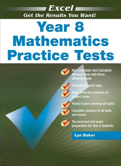 Excel Tests - Mathematics Practice Tests Year 8