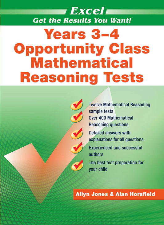 Excel Opportunity Class Mathematical Reasoning Tests Years 3-4