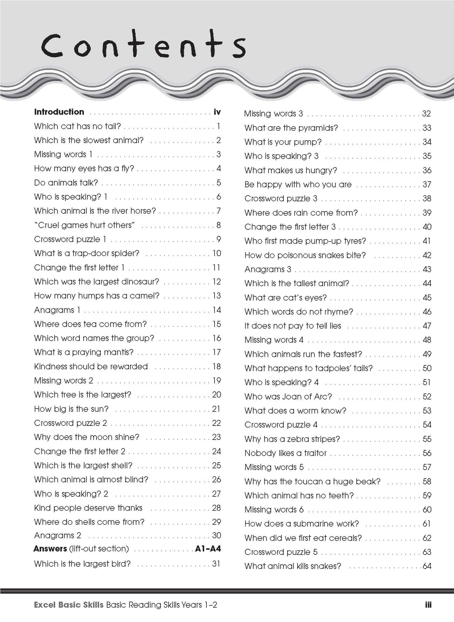 Excel Basic Skills English Book Pack Years 1-2