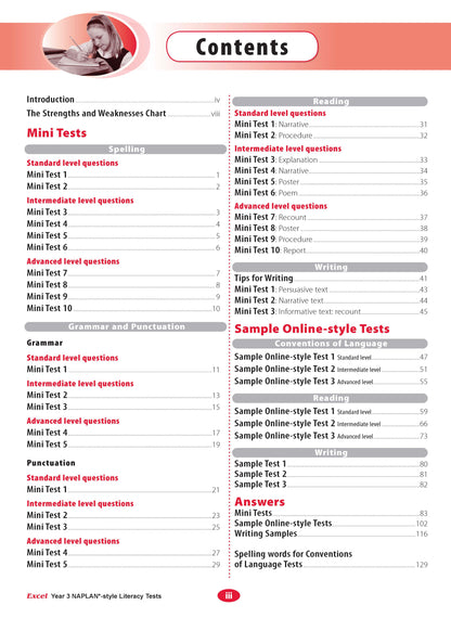 Excel NAPLAN* Book Pack Year 3