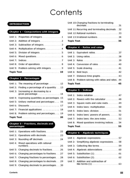 Excel Essential Skills - Mathematics Revision & Exam Workbook Year 8 NE