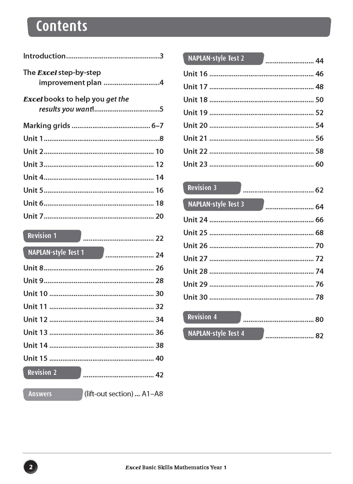 Excel Core Subjects Book Pack Year 1