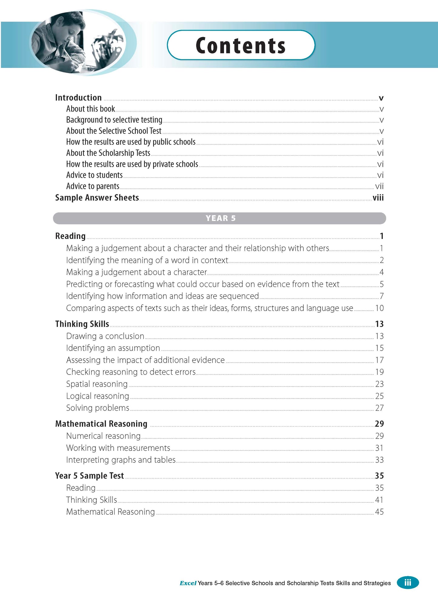 Excel Test Skills - Selective Schools and Scholarship Tests Skills & Strategies Years 5-6