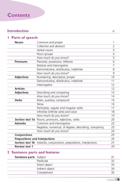 Excel Handbooks - Junior High School Grammar