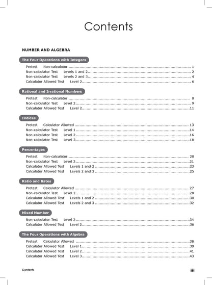 Excel Tests - Mathematics Practice Tests Year 8
