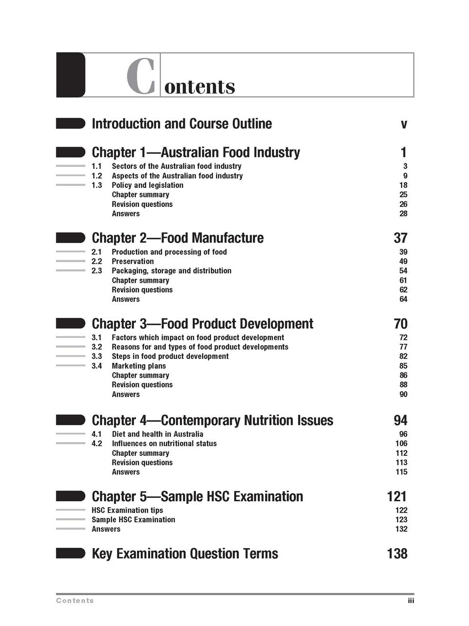 Excel HSC Year 12 Food Technology Study Guide