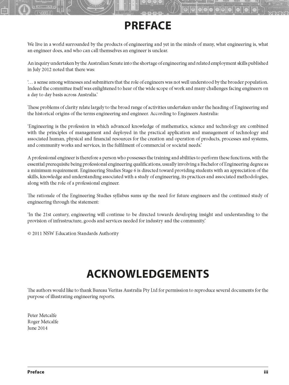 Excel HSC Year 11 Engineering Studies