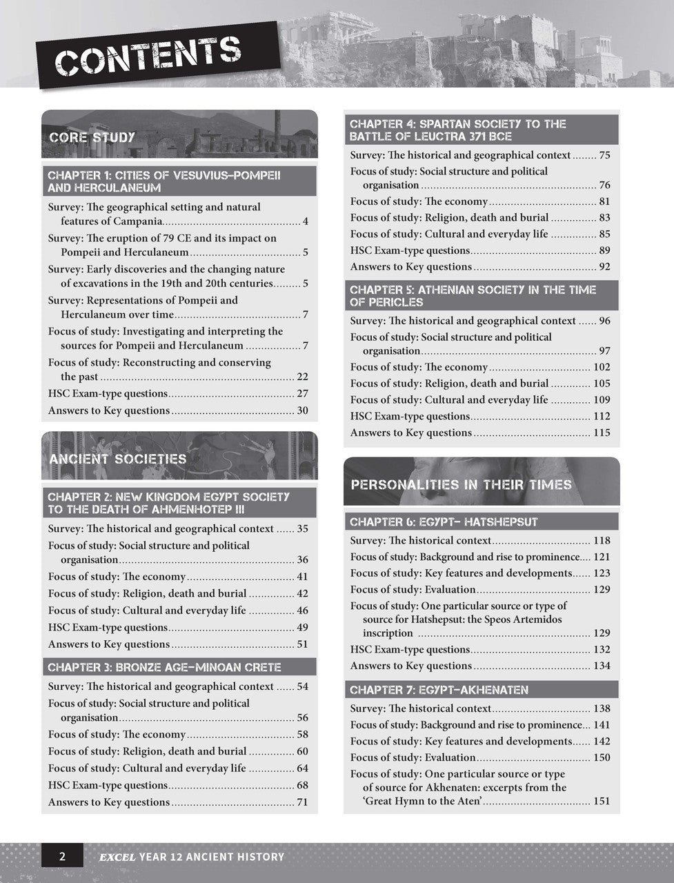 Excel HSC Year 12 Ancient History Study Guide