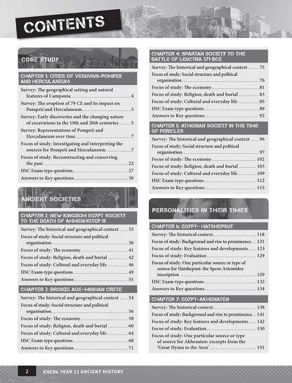 Excel HSC Year 12 Ancient History Study Guide