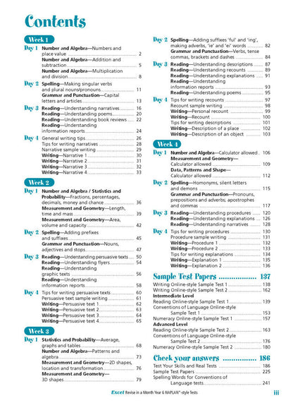 Excel Revise in a Month Year 6 NAPLAN*-style Tests