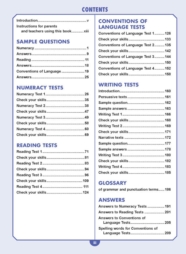 Excel Year 9 NAPLAN*-style Tests